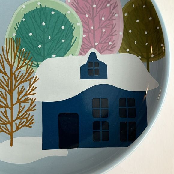 Harry & David Set of 3 Winter Scenes Plates - Picture 9 of 10